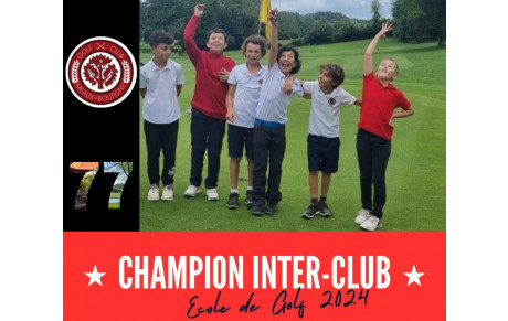 Ecole de Golf - Champion Interclubs 2024